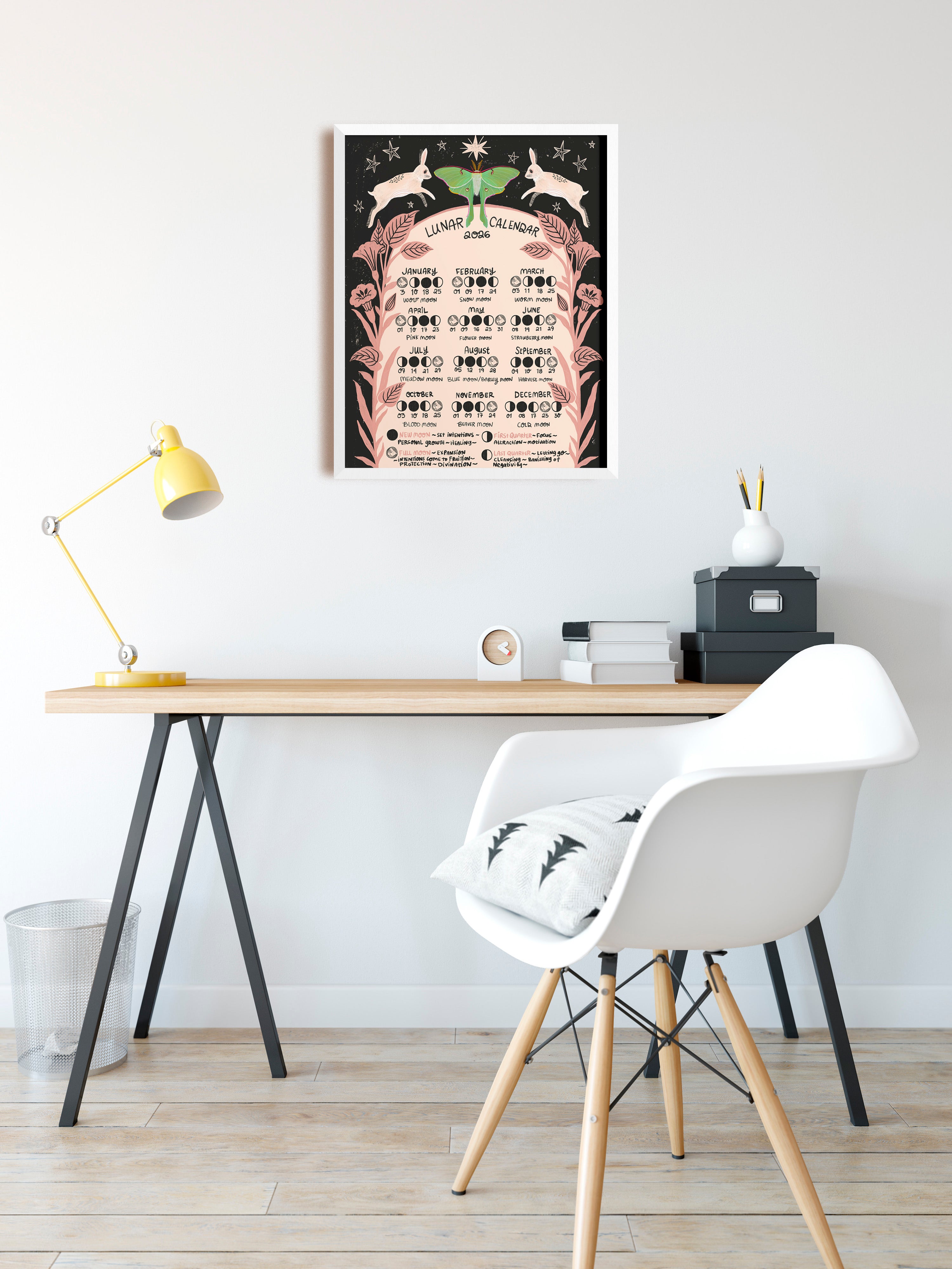 2026 Lunar Calendar - Art Print