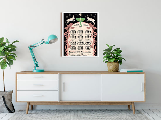 2025 Lunar Calendar - Art Print