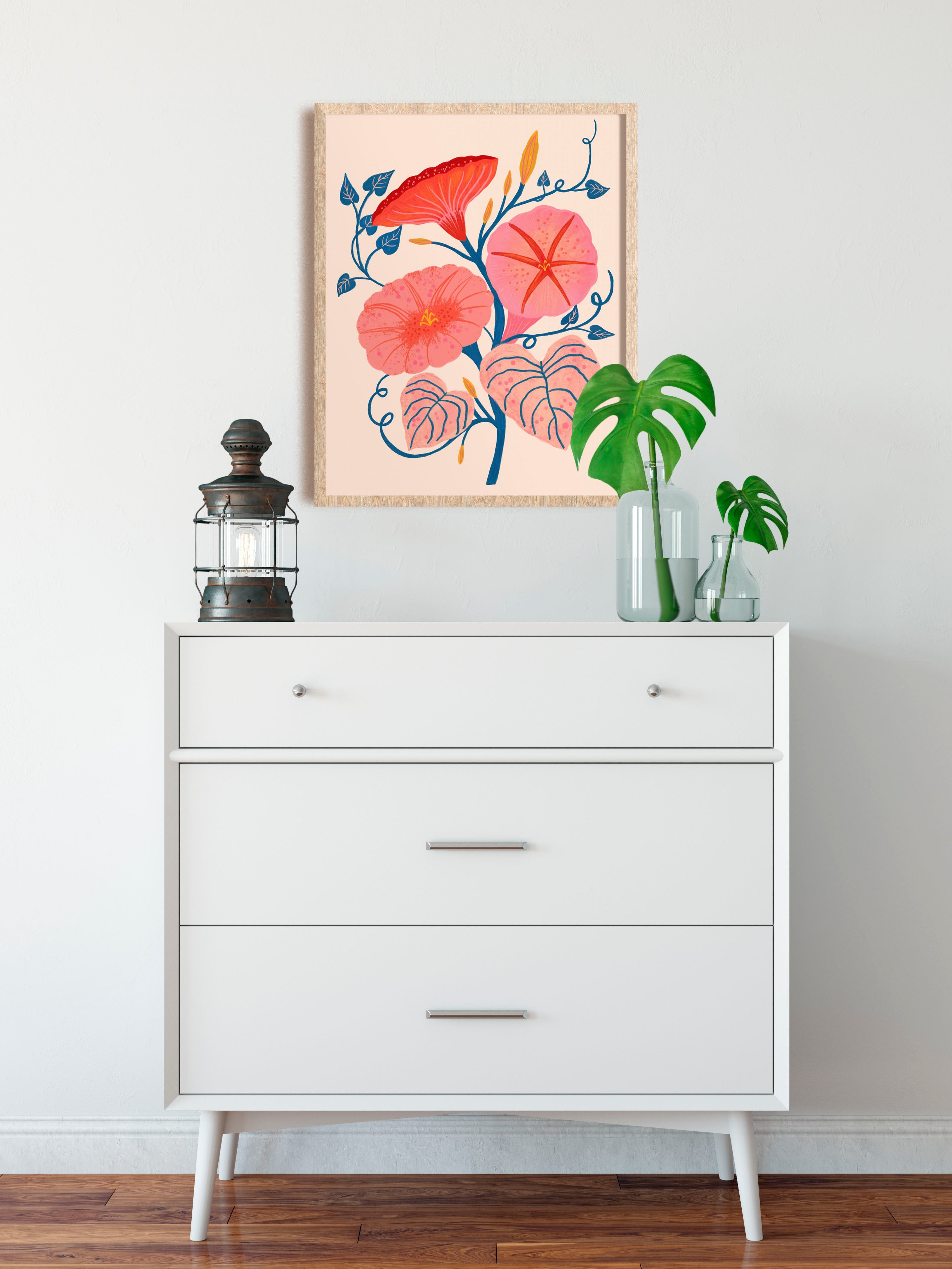 Morning Glories - Art Print