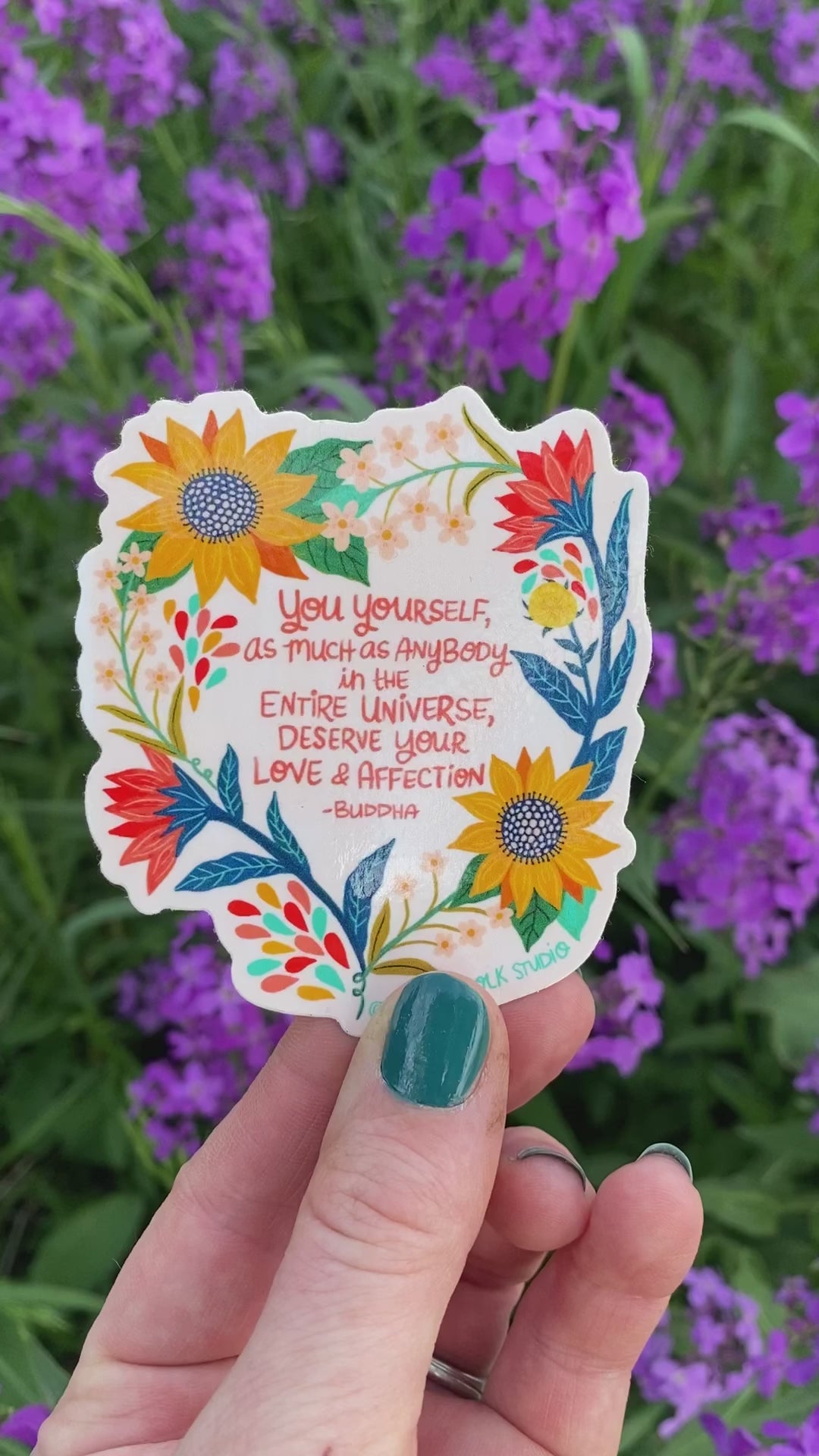 Buddha Quote Sticker