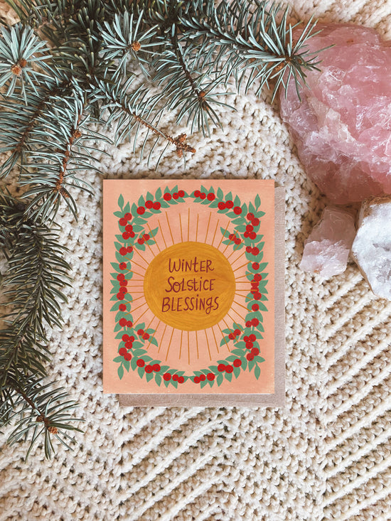 Winter Solstice Blessings Notecard Set