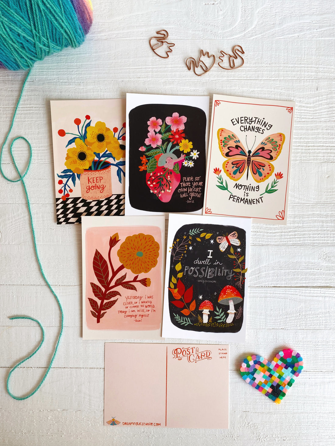 Encouragement Postcard Pack - 10 postcards