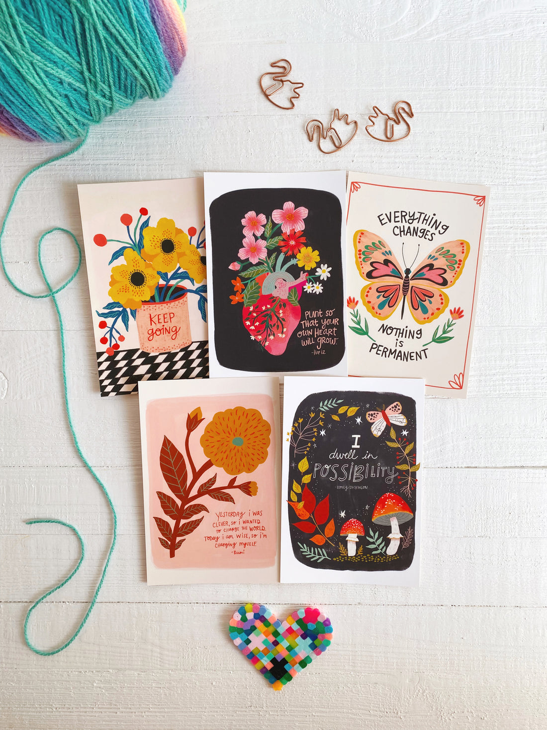Encouragement Postcard Pack - 10 postcards