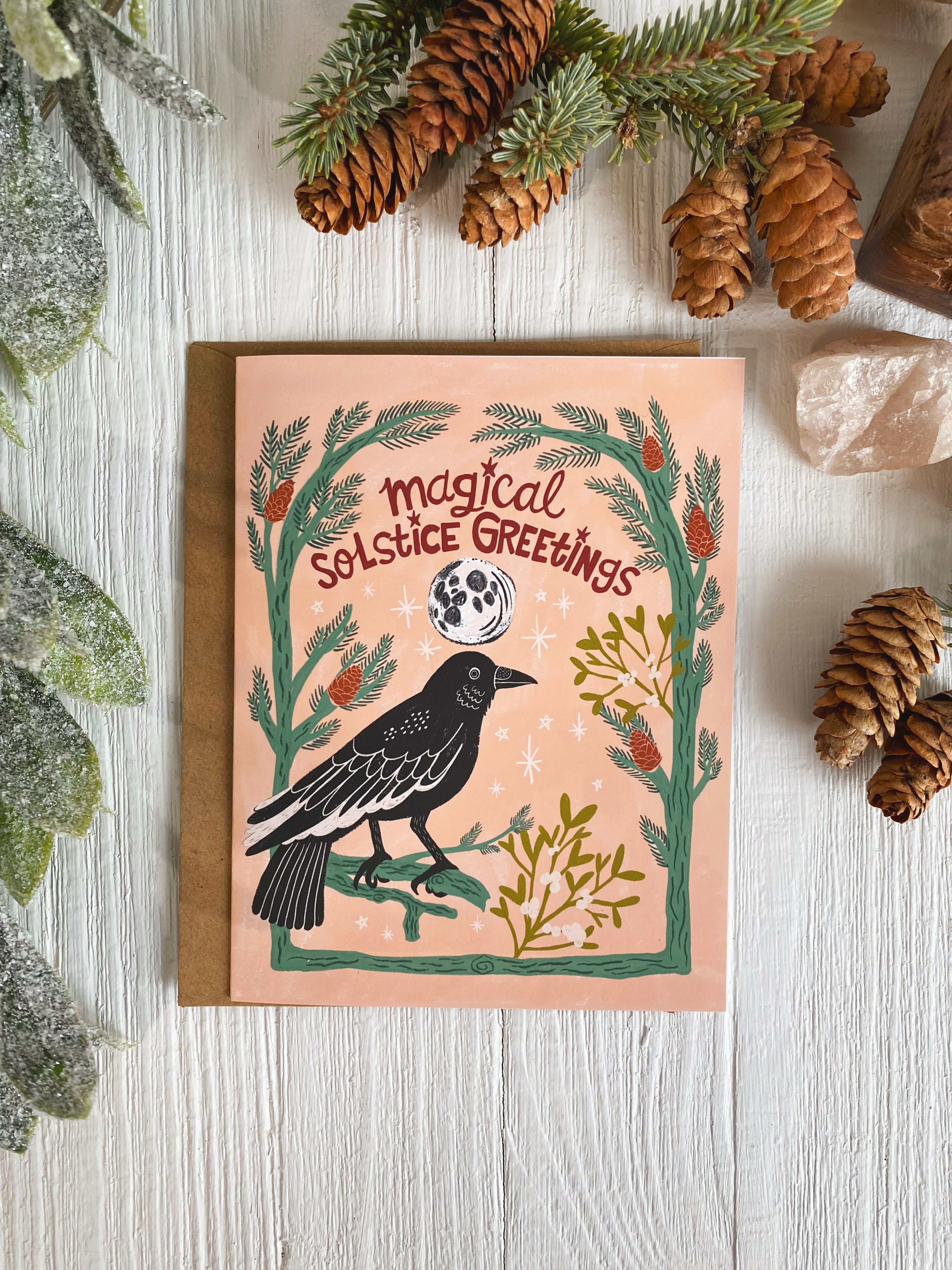 Yule &amp; Winter Solstice Notecard Set