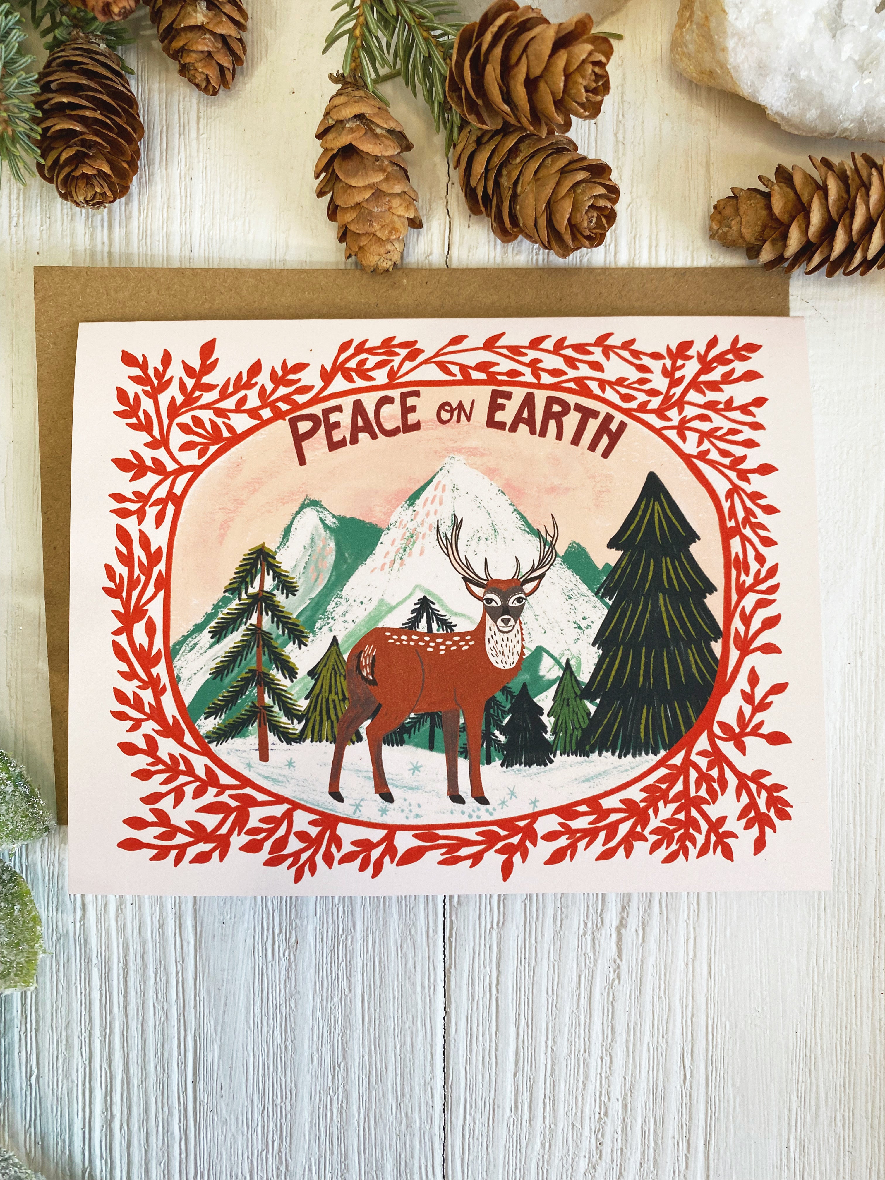 Holiday Notecard Set | Peace on Earth