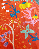 linen cotton tea towel by Dream Folk Studio