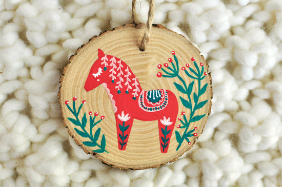 Nordic Dala Horse Ornament