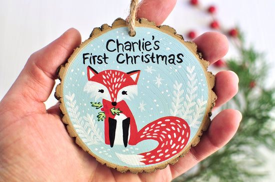 Fox Christmas Ornament