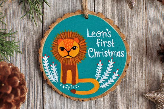 First Christmas Lion Ornament