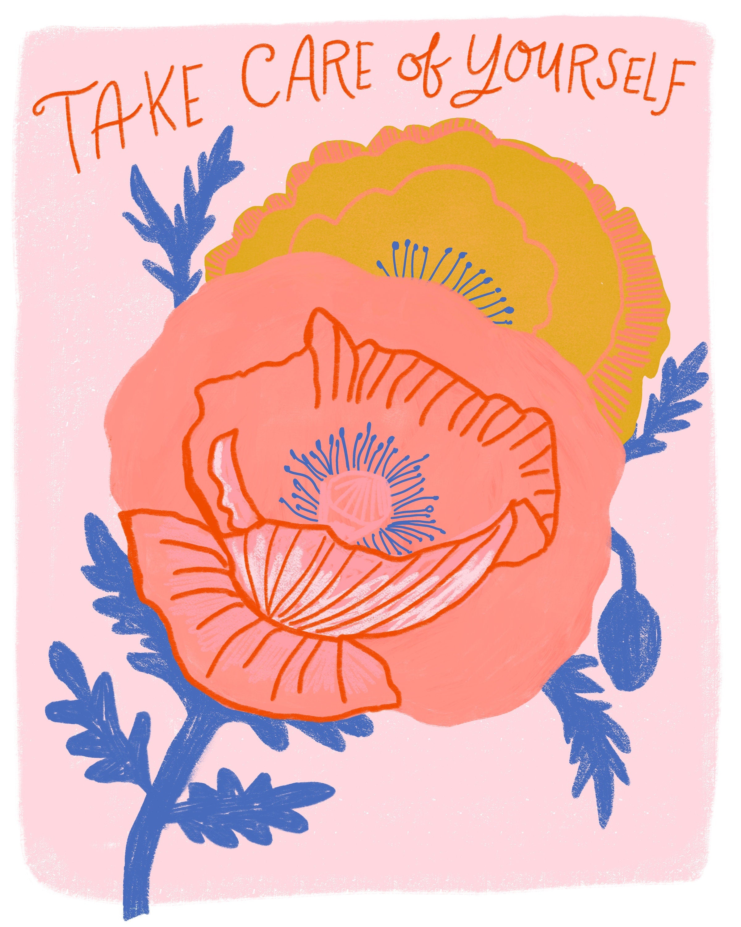 Take Care of Yourself - Notecard
