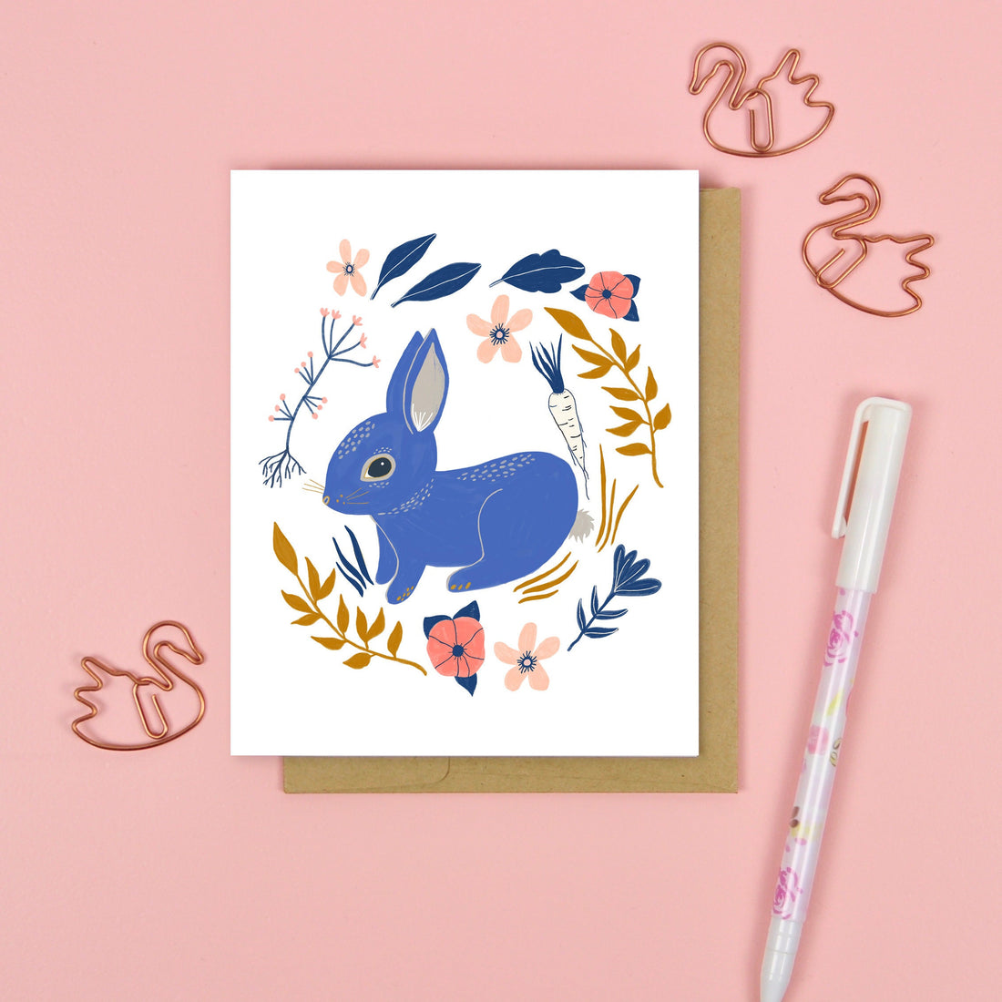 Blue Bunny -  Notecard Set