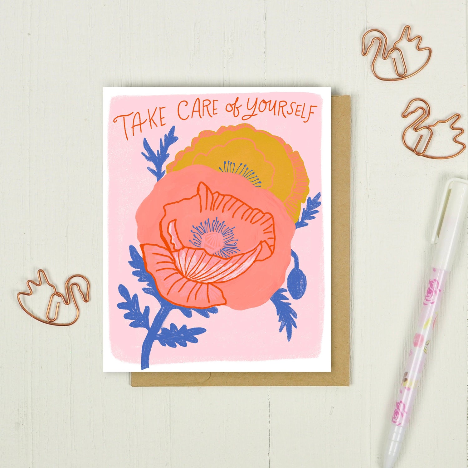 Take Care of Yourself - Notecard