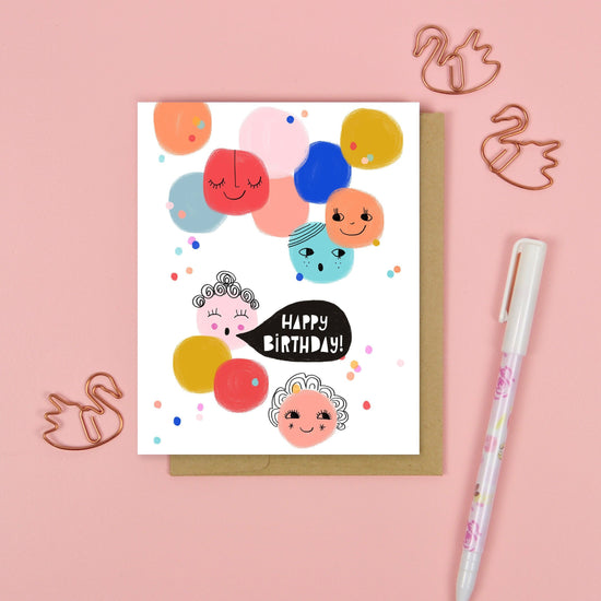 Happy Birthday Confetti - Greeting Card