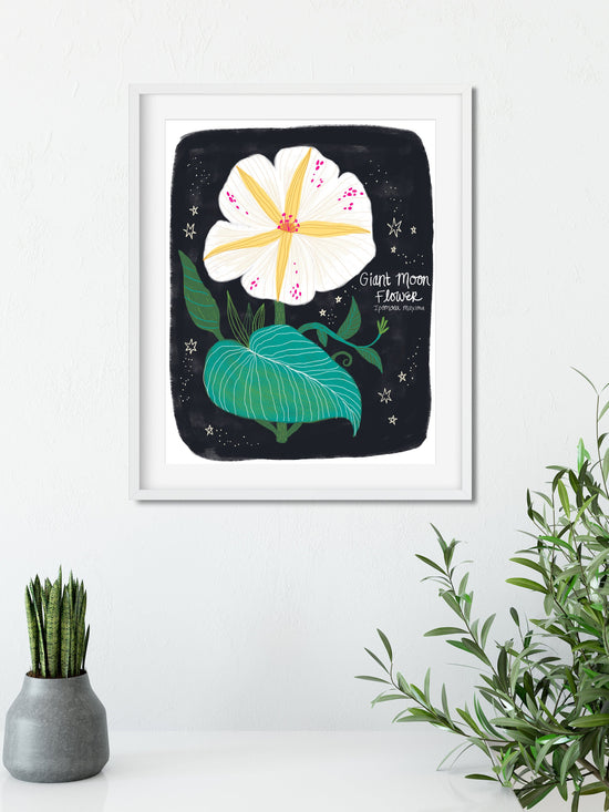Magical Moon Flower - Art Print