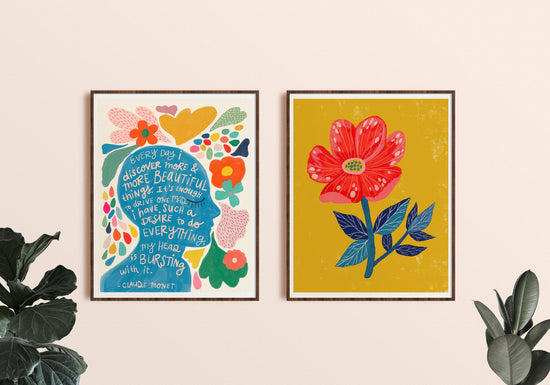 Colorful Art Print Set