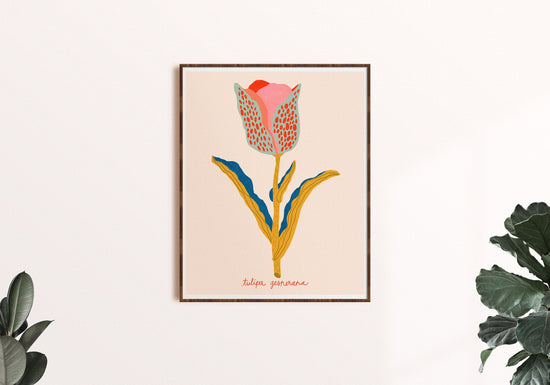 Tulip Botanical - Art Print
