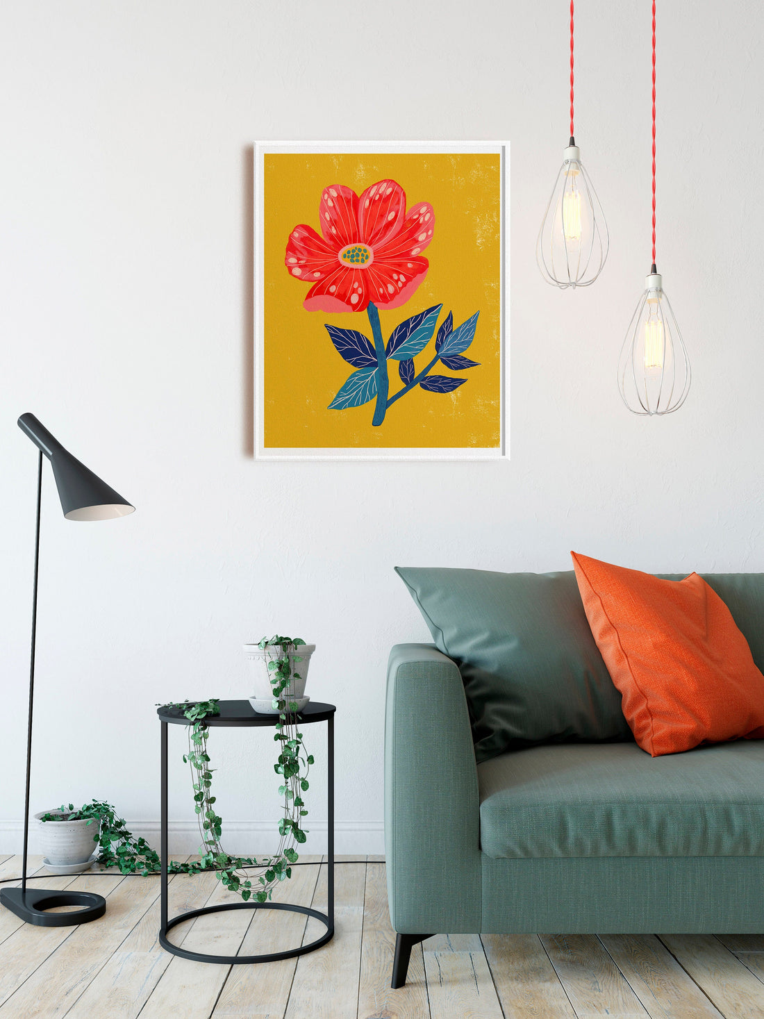 Red Flower - Art Print