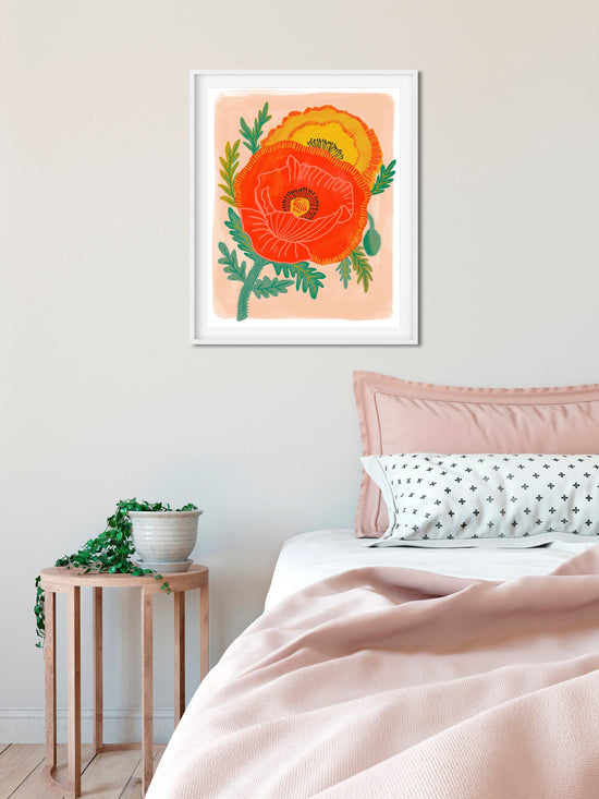 Poppy Garden - Art Print