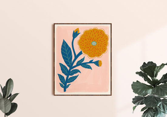 Yellow Flower - Art Print