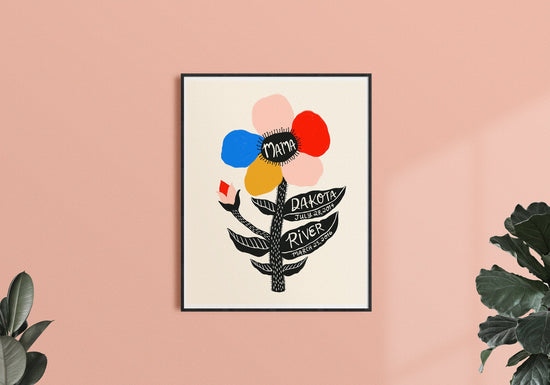Mama Flower - Personalized Art Print