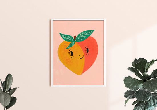 Peachy Keen - Art Print