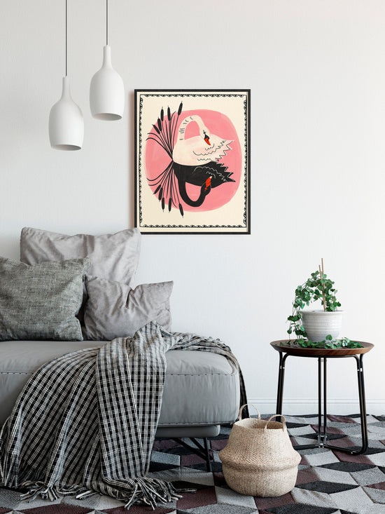 Fairytale Swan - Art Print