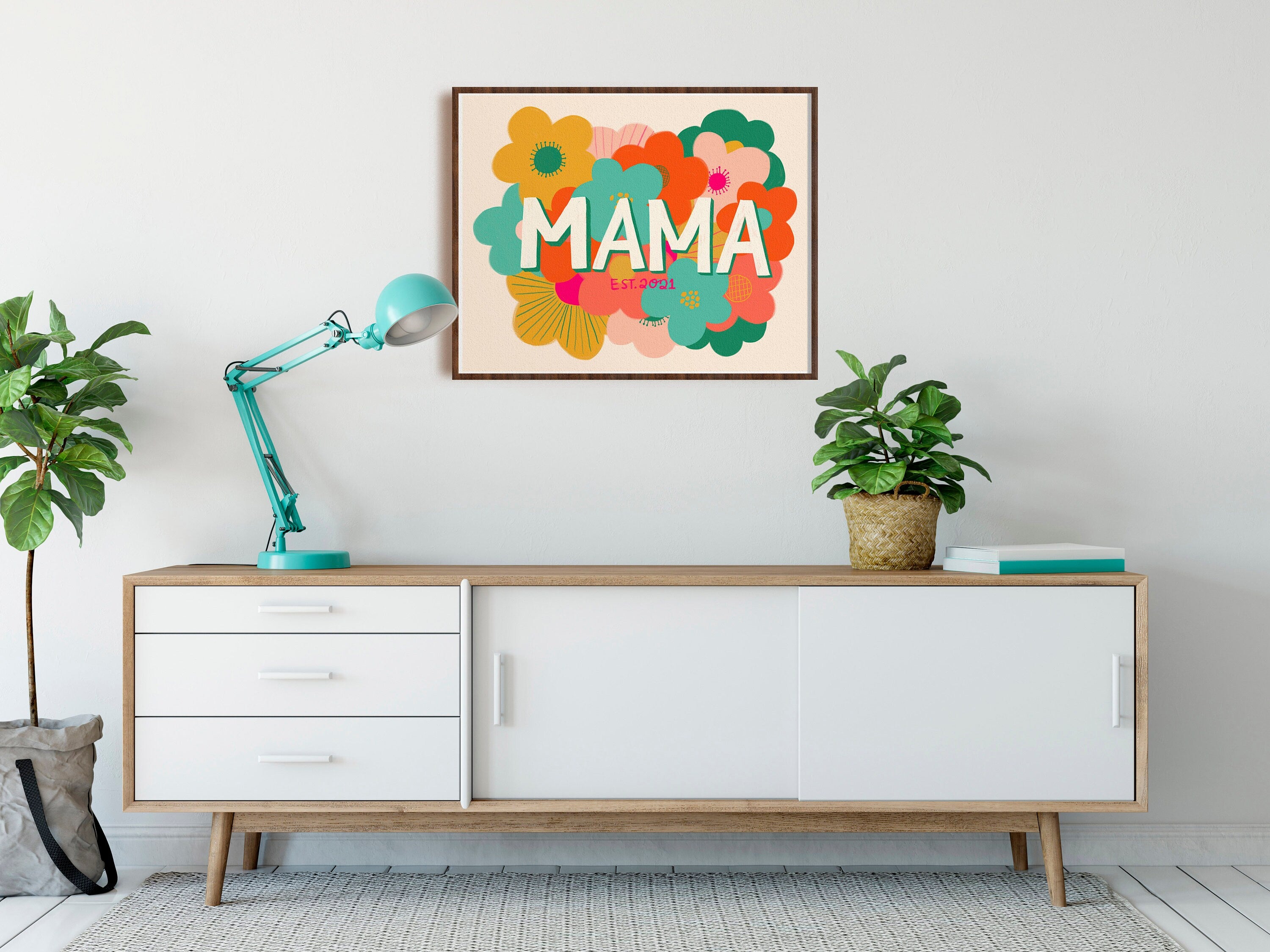 Personalized Mama Art Print