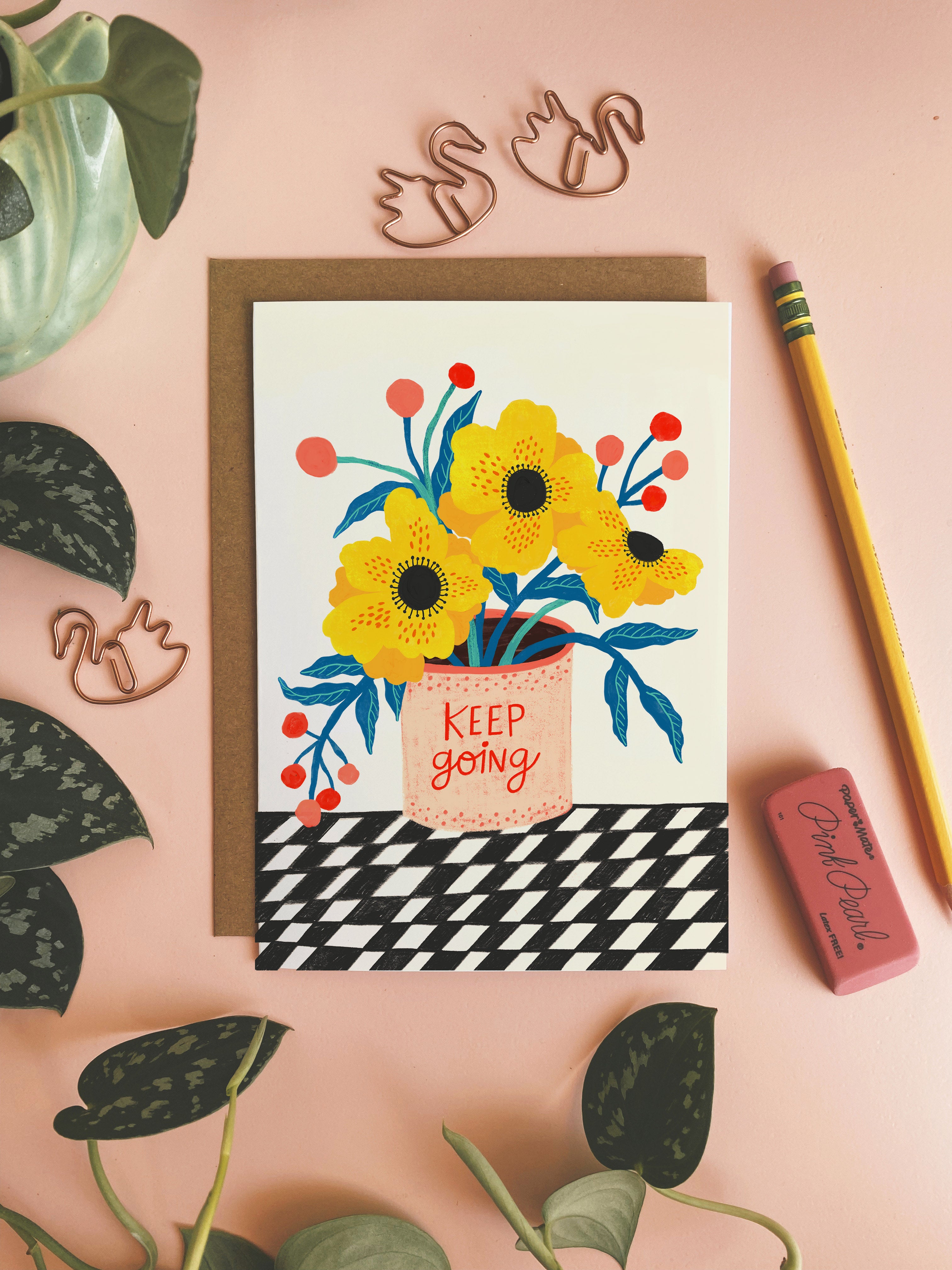 Keep Going - Greeting Card