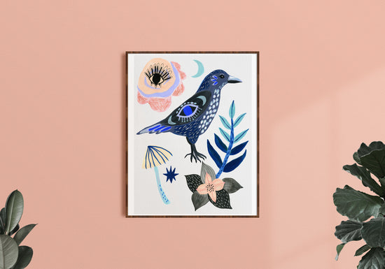 Mystical Crow - Art Print