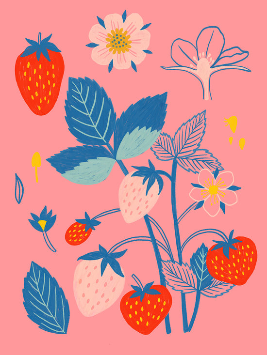 Strawberries - Art Print